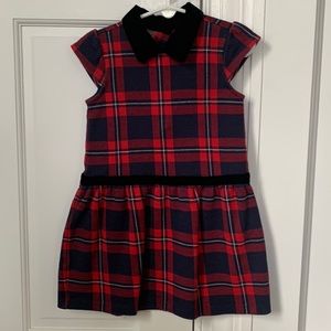 Janie and Jack Christmas collection plaid dress